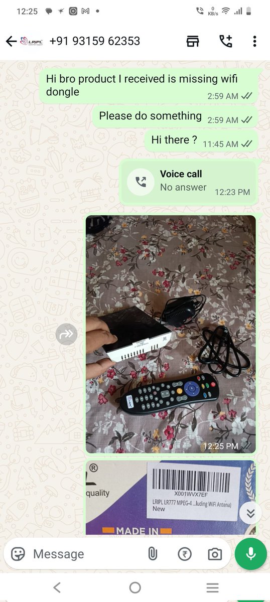 🚨 **Amazon India’s Fraudulent Practices: Cheating Indian Customers!** 🚨

I’m calling out @AmazonIN for their blatant fraud and exploitation of innocent Indian customers. I ordered an **LRIPL LR777 MPEG-4 Set Top Box HD Free Dish with Wi-Fi Function-YouTube Recording Function