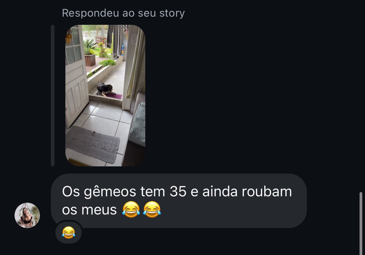 Postei um vídeo falando sobre o cachorro da vizinha ter 21 anos e ainda roubar os meus tênis e a mãe comentou isso aqui sobre os meus primos usuários de crack