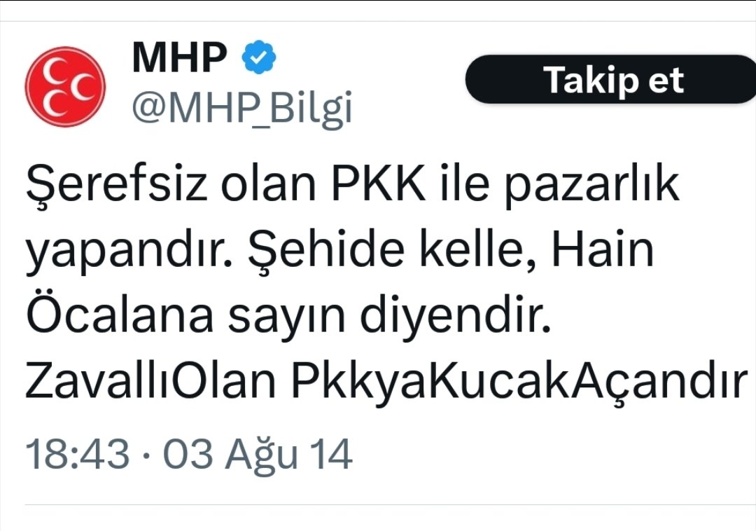 Tükürdüğünü yala şimdi..