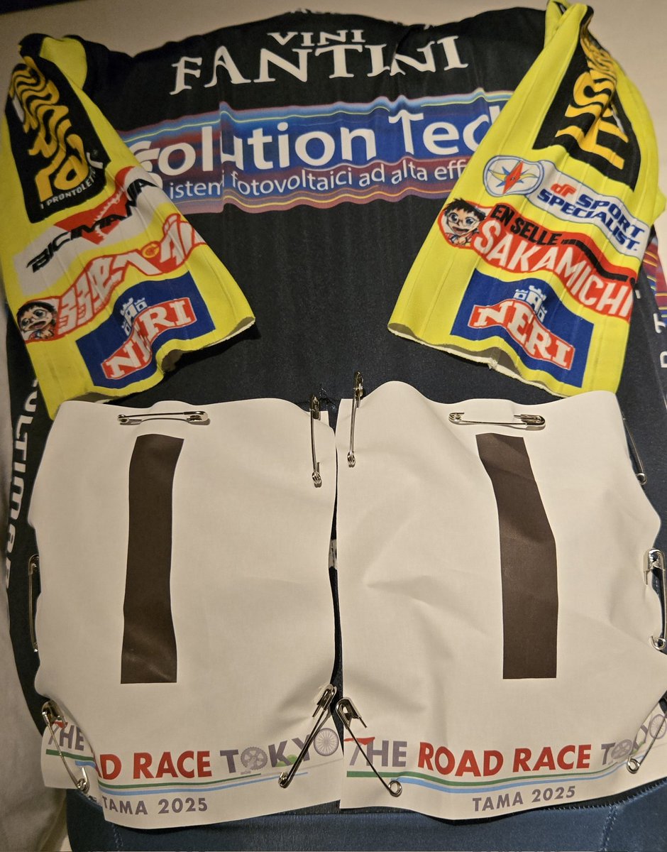 いよいよ明日はTHE ROAD RACE TOKYO TAMA 2025
今回も強いチームでの参戦です！
応援よろしくお願いします！
<a href="/pedalofficial/">弱虫ペダル/弱虫ペダル SPARE BIKE(スペアバイク)【公式】</a>
#東京多摩　#ロードレース