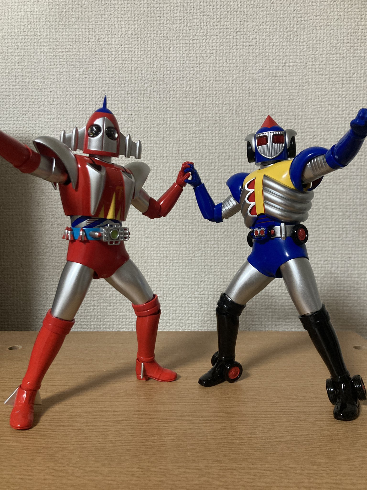 ハ*丸様 【超希少】宇宙鉄人キョーダイン　スカイゼル　グランゼル　ソフビ　当時物 ハ*丸様 【超希少】宇宙鉄人キョーダイン スカイゼル グランゼル
