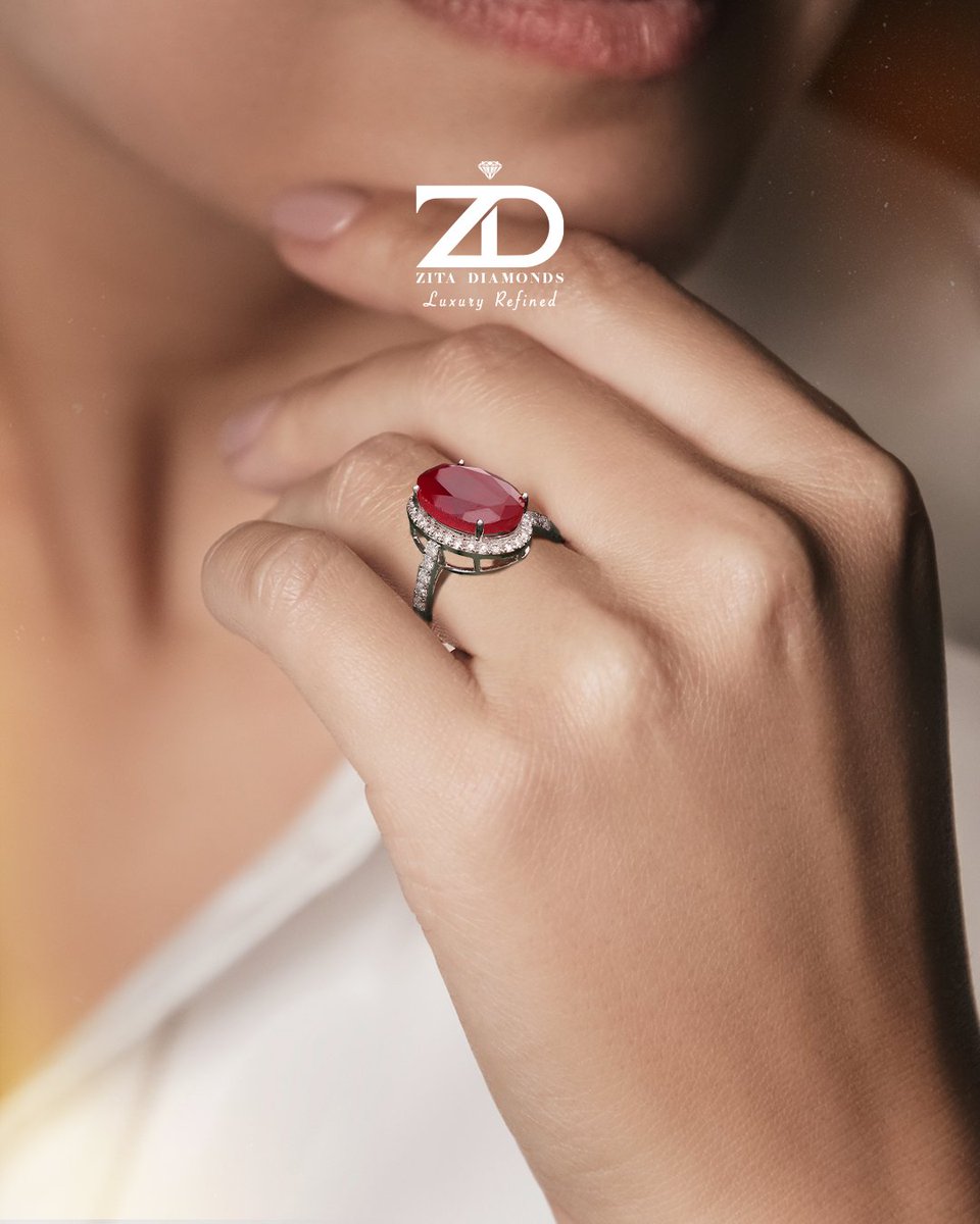 ZitaDiamonds's tweet image. Born in July, bold by nature. ❤️ 
Celebrate passion and timeless style with the Crimson Elegance Ring featuring a striking ruby, July’s birthstone. 

A piece that speaks volumes for birthdays, milestones, or moments that matter. 
 #RubyBirthstone #JulyBorn