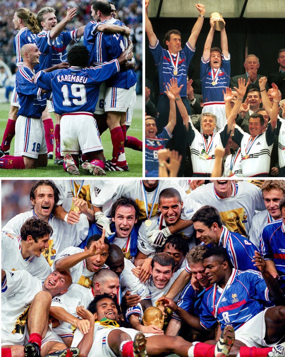 Equipe de France โญโญ (@equipedefrance) on Twitter photo โจ ๐๐ ๐ฃ๐ฎ๐ข๐ฅ๐ฅ๐๐ญ ๐๐๐๐ ๐
Le jour oรน la France ๐ซ๐ท est devenue ๐๐ก๐๐ฆ๐ฉ๐ข๐จ๐ง๐ง๐ ๐๐ฎ ๐๐จ๐ง๐๐ pour la toute premiรจre fois aprรจs une finale mythique (3-0) face au Brรฉsil ๐ง๐ท
Qui a vรฉcu รงa ? โญ๏ธ๐
#FiersdetreBleus โจ ๐๐ ๐ฃ๐ฎ๐ข๐ฅ๐ฅ๐๐ญ ๐๐๐๐ ๐
Le jour oรน la France ๐ซ๐ท est devenue ๐๐ก๐๐ฆ๐ฉ๐ข๐จ๐ง๐ง๐ ๐๐ฎ ๐๐จ๐ง๐๐ pour la toute premiรจre fois aprรจs une finale mythique (3-0) face au Brรฉsil ๐ง๐ท
Qui a vรฉcu รงa ? โญ๏ธ๐
#FiersdetreBleus