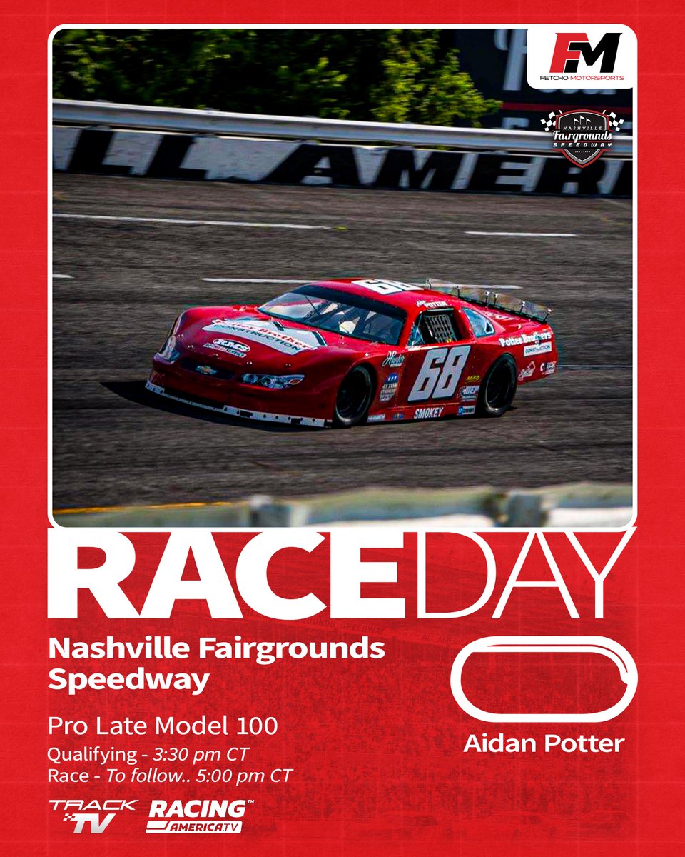 FETCHO MOTORSPORTS (@fetchoracing) on Twitter photo Today in the 615 with AP. ๐ค๐ผ๐ธ๐
Watch it live on <a href="/RacingAmerica/">Racing America</a> | <a href="/tracktv_/">TrackTV</a>
<a href="/RaceFairgrounds/">Nashville Fairgrounds Speedway</a> Today in the 615 with AP. ๐ค๐ผ๐ธ๐
Watch it live on <a href="/RacingAmerica/">Racing America</a> | <a href="/tracktv_/">TrackTV</a>
<a href="/RaceFairgrounds/">Nashville Fairgrounds Speedway</a>
