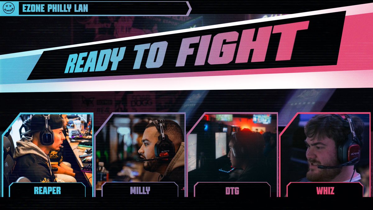 🚨#ELTCOD ANNOUNCEMENT 🚨

Meet the team repping us at the <a href="/EZoneMedia/">$4,000 EZone LAN</a> Philly LAN TODAY! 😮‍💨

👑<a href="/VinnyReaper/">Vinny</a> 
👑<a href="/MillyTheGunny/">Milly</a> 
👑<a href="/DerekTheGoat_/">DTG</a> 
👑<a href="/8Whiz/">Whiz</a> 

Can we add another gold to our resume? Let’s show some love ⚔️

Matches start at 10am 👀 

#ShowYourElation • #E4L •