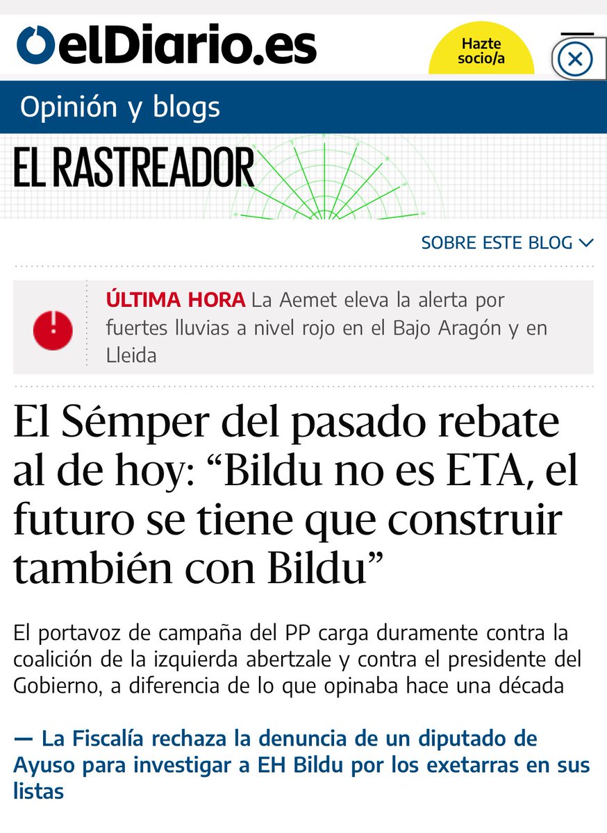 Pequeño Alex… (@yugaalejandro) on Twitter photo A muchos no se nos olvida que <a href="/bsemper/">Borja Sémper</a> , el de barbita perfectamente desalineada, con trajes de 3000€ y olor a ARMANI, quiso pactar con BILDU en las provincias vascas.
Pues a ese, a ese también le votan millones de borregos con pulsera. A muchos no se nos olvida que <a href="/bsemper/">Borja Sémper</a> , el de barbita perfectamente desalineada, con trajes de 3000€ y olor a ARMANI, quiso pactar con BILDU en las provincias vascas.
Pues a ese, a ese también le votan millones de borregos con pulsera.