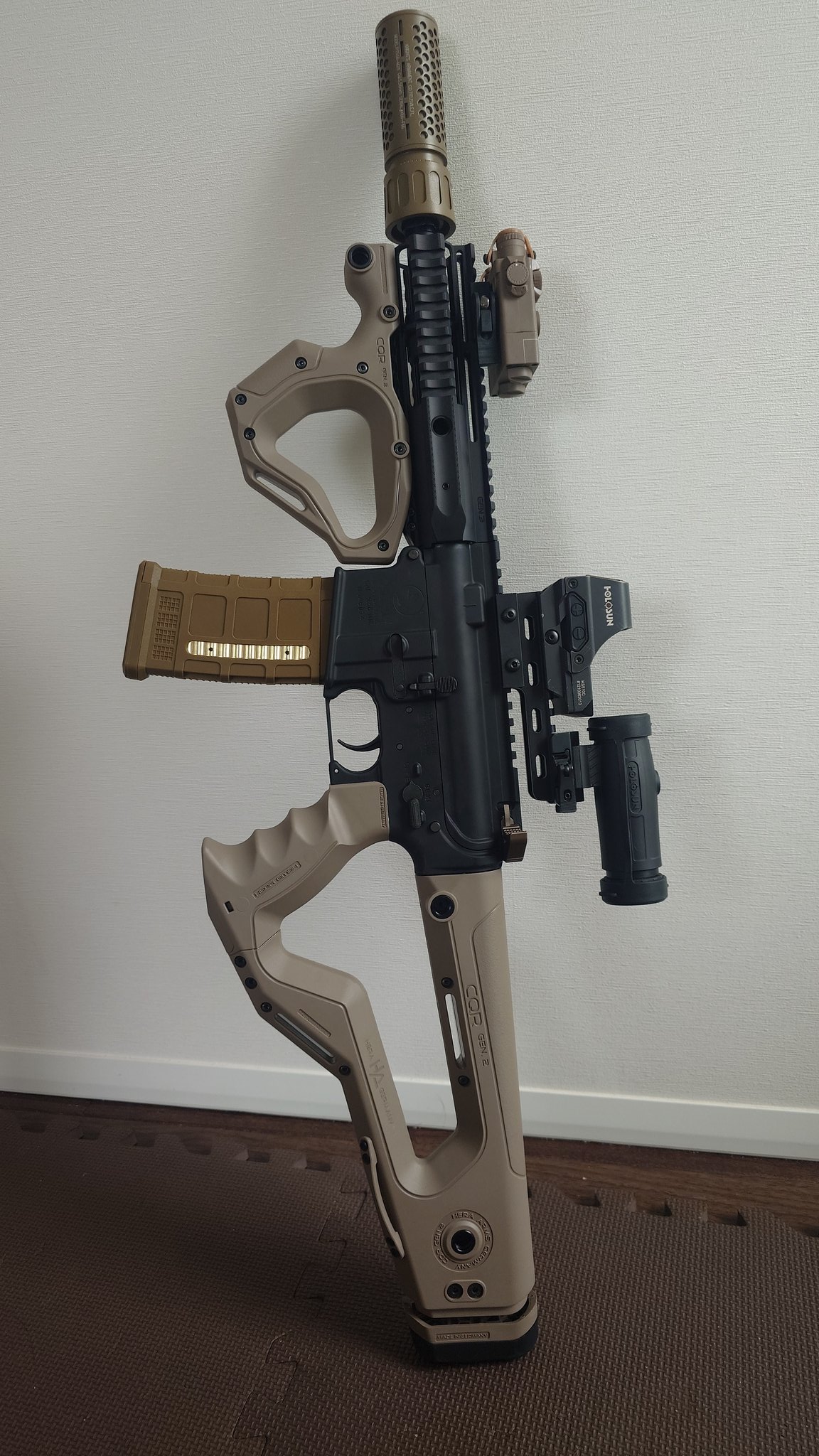 東京マルイ　MWS　カスタム　GOLDエディション風 東京マルイ MWS カスタム GOLDエディション風 久々マルイM4撃っ
