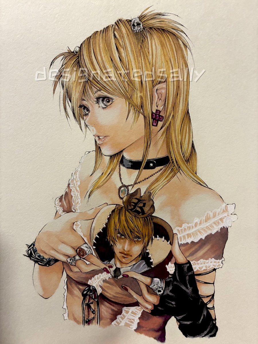 DesignatedSally's tweet image. A cleaner photo with my new phone
#deathnote #misaamane #fanart