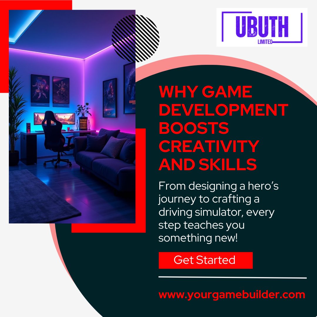 ubuthlimited's tweet image. Building games with Your Game Builder isn’t just fun—it sharpens problem-solving, design, and computer skills. #LearnGameDev #YourGameBuilder