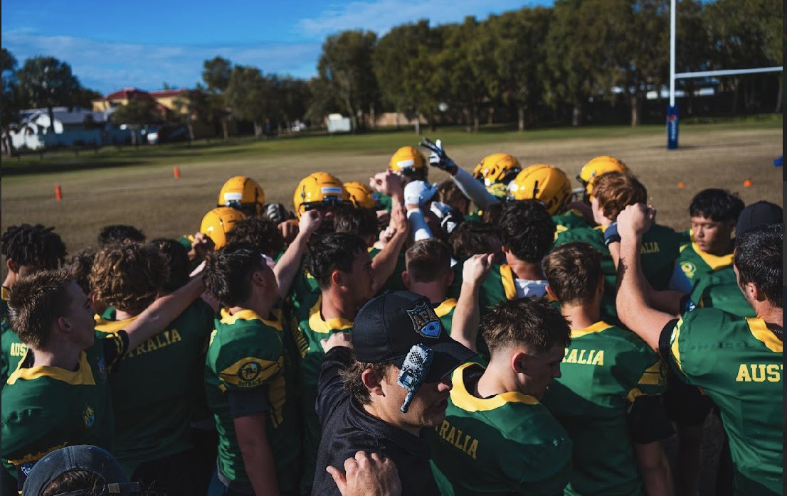 The 2025 under 18’s Australia team. 
Got the W over NZ 46-6 so privileged to be apart of it.
