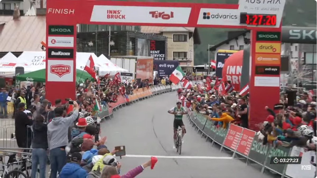 UAE private party continues in #TourOfAustria with Del Toro winning another stage and now leading the GC