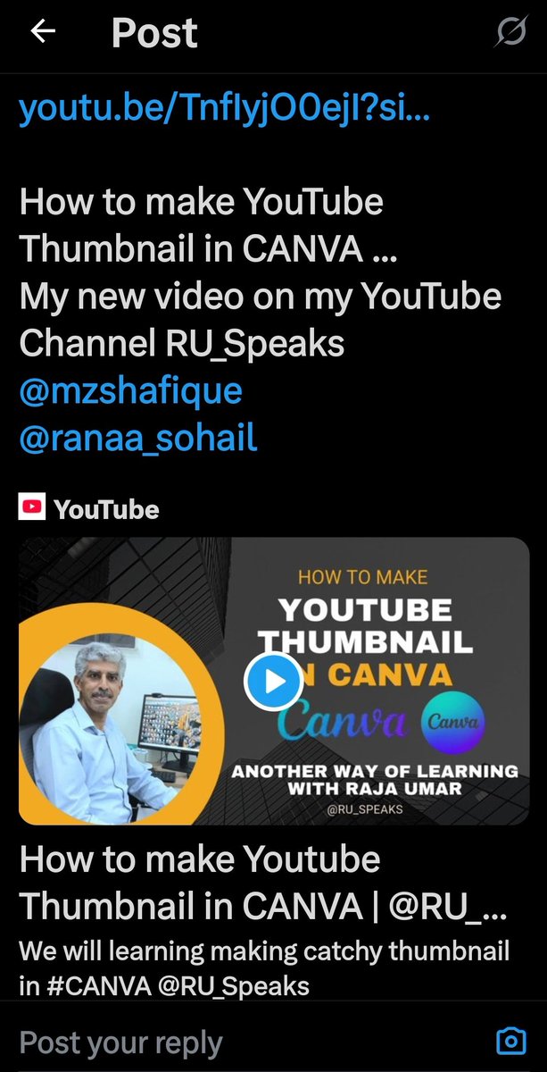 ایک مؤدبانہ گزارش ہے 
راجہ عمر کا یوٹیوب چینل سبسکرائب کیجئے اور جانئیے پاکستان کے چڑھتے بگڑتے حالات 

Please thank to all friends by subscribing to <a href="/Rajaumar75/">RUS-GK</a> channel and get very useful information

youtu.be/TnfIyjO0ejI?si…