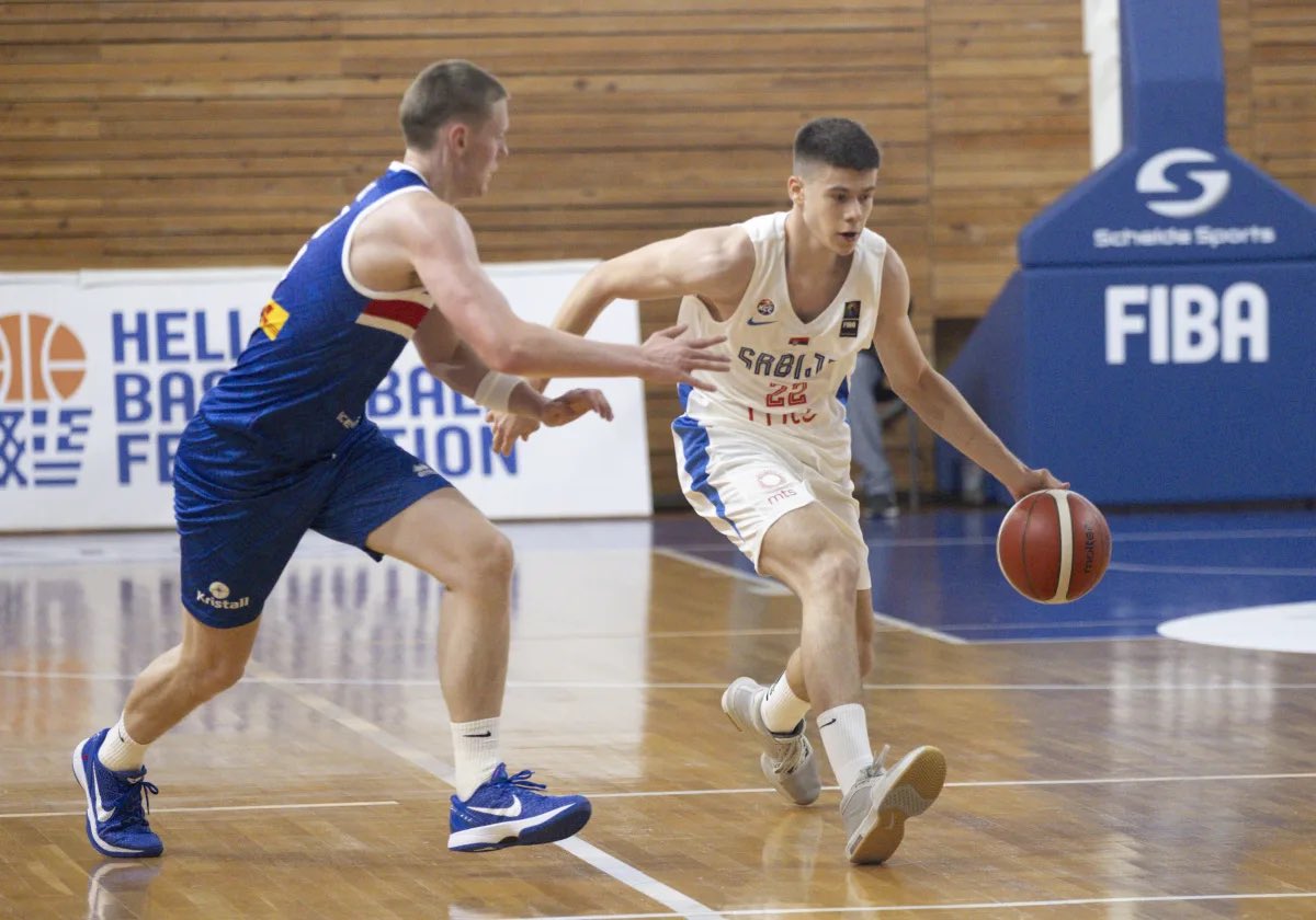 mmihailovic13's tweet image. Luka Savanović displayed his ability to make an impact on both sides of the floor!
7 points (3/4 FG) alongside 5 steals!
#FIBAU20 #NextUp