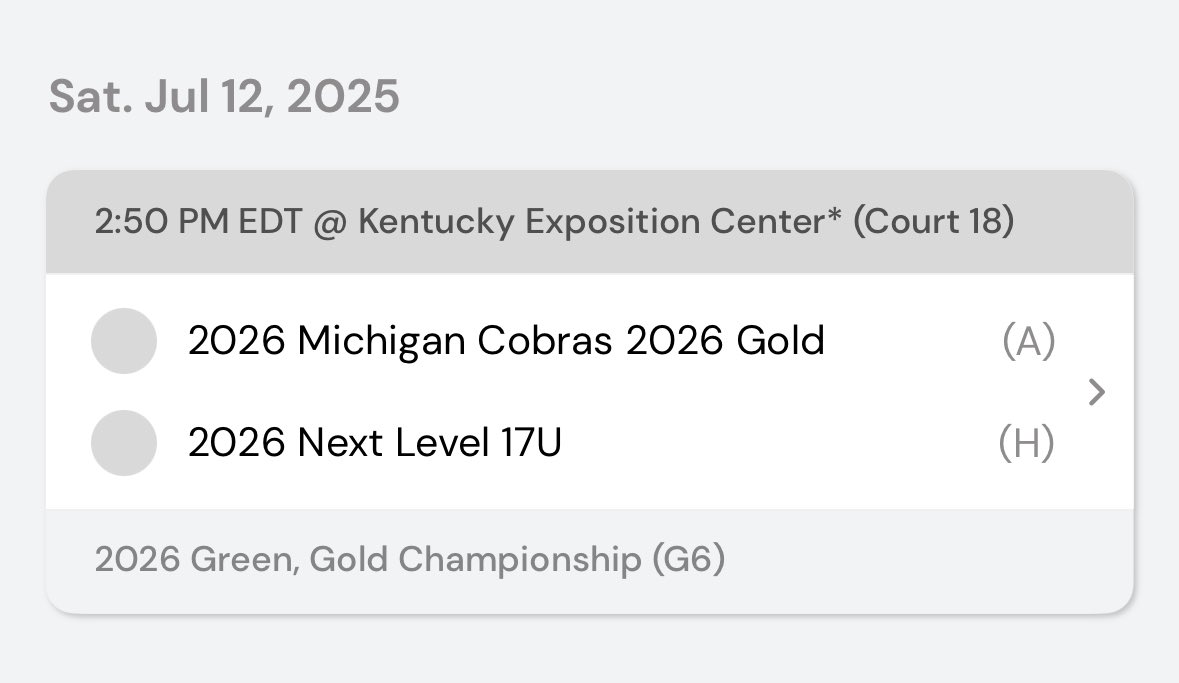 GreyleeKramer's tweet image. My team is headed to the final 4 in the green division. Find us on Court 18 at 2:50. We hope to bring home the gold! 🌹@TFNsRun4Roses