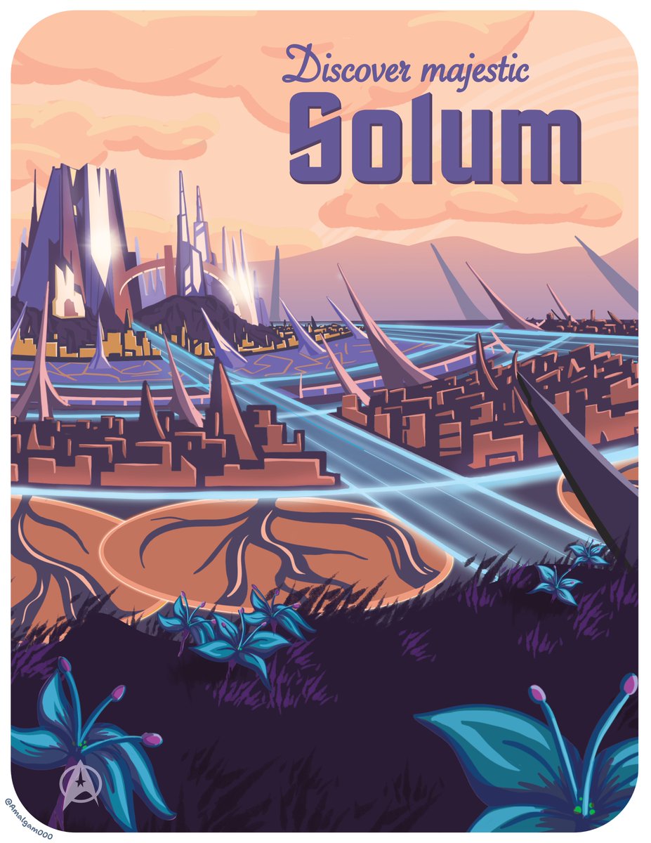 #DestinationPoster - #StarTrekProdigy Edition (3of3) - Solum (2 variations)

Looking for a travel destination? Starfleet has got you covered! 🖖

A tribute to the incredible and gorgeous world-building of STProdigy!❤️

#Solum #Travelpostcard #StarTrek #Fanart