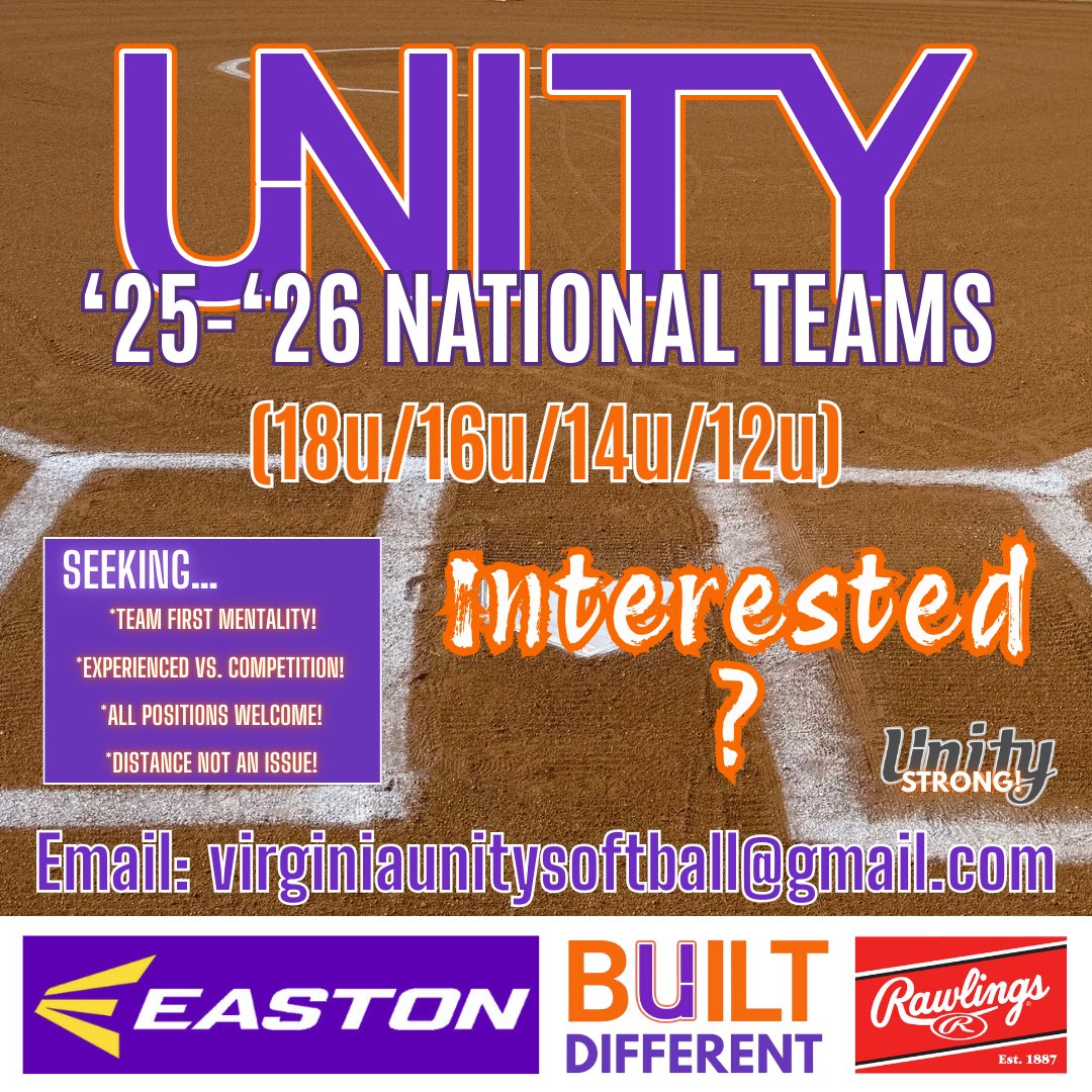 Unity Softball (@vaunitysb) on Twitter photo It’s about that time to start thinking… What’s next in your softball journey? Reach out! <a href="/UnityCoachJosh/">Josh Johnson</a> <a href="/EastonFastpitch/">Easton Fastpitch</a> <a href="/RawlingsSB/">Rawlings Softball</a> <a href="/LineDsoftball/">Line Drive Media</a> <a href="/ExtraInningSB/">EXTRA INNING SOFTBALL</a> It’s about that time to start thinking… What’s next in your softball journey? Reach out! <a href="/UnityCoachJosh/">Josh Johnson</a> <a href="/EastonFastpitch/">Easton Fastpitch</a> <a href="/RawlingsSB/">Rawlings Softball</a> <a href="/LineDsoftball/">Line Drive Media</a> <a href="/ExtraInningSB/">EXTRA INNING SOFTBALL</a>