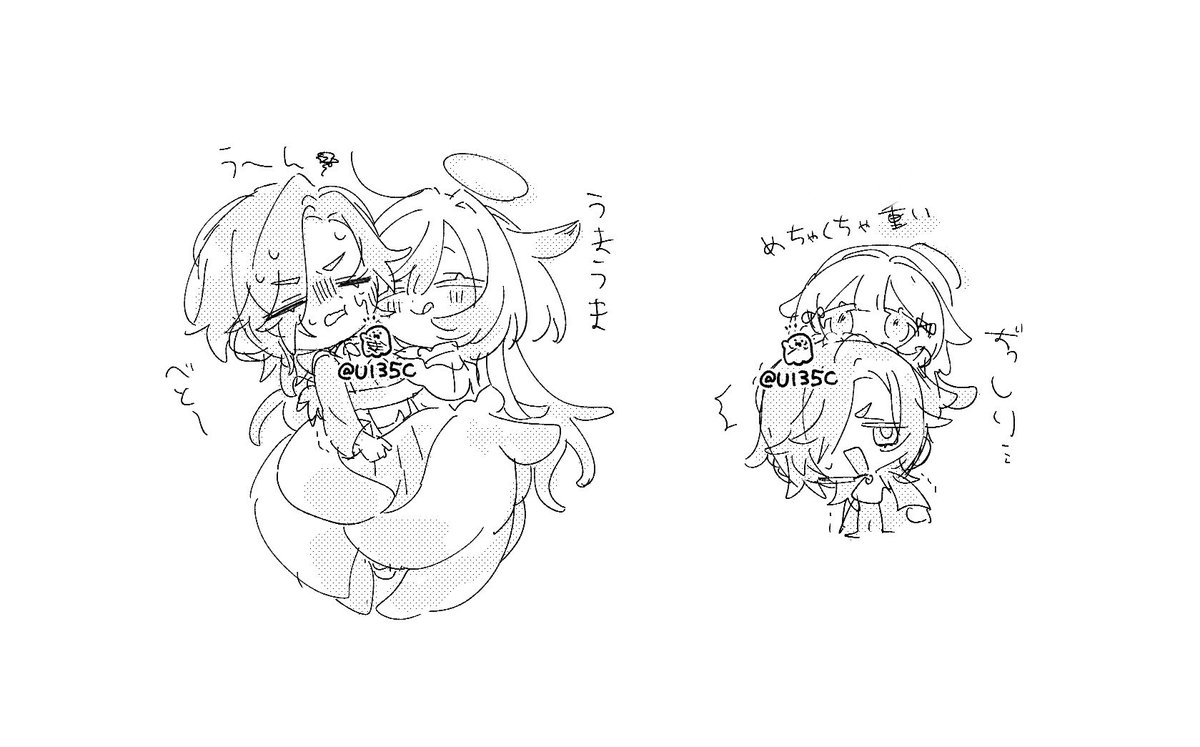 U135C's tweet image. いろんならくがき