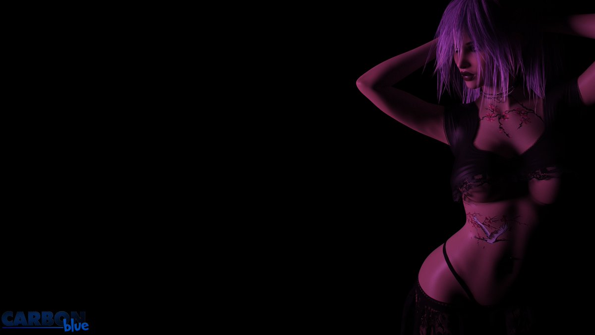 I wanted a dark wallpaper that would be easy on the eyes. #Unleashed #avn #3dcg #daz3d