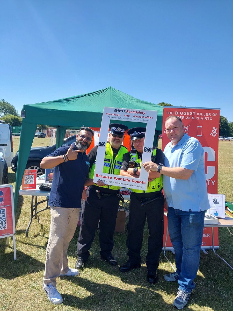 The team were out and about supporting the Keaton Slater Fun Day of football that Keaton was so passionate about.   

Said hi to the team at the bylc.org.uk tent who are doing some great work in the community as well to bring the message of road safety to the fore.