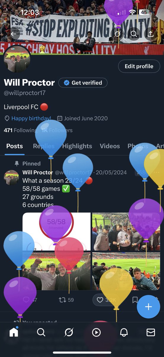 willproctor17's tweet photo. 20 🎉 https://t.co/5sbwFNwx8Y