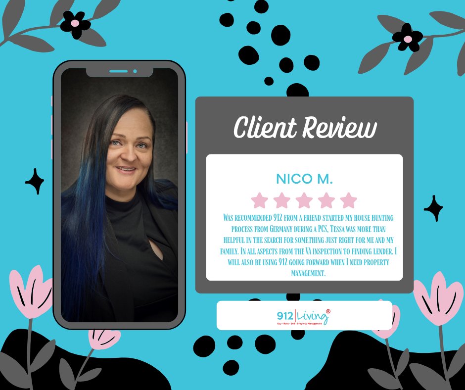 912Living's tweet image. From Germany 🇩🇪 to Georgia 🇺🇸 — Nico M. trusted 912 Living for their PCS move and found the perfect home 🏡💼 Big thanks to Tessa for making it smooth from inspection to closing! #PCSsupport #FtStewart #912Living