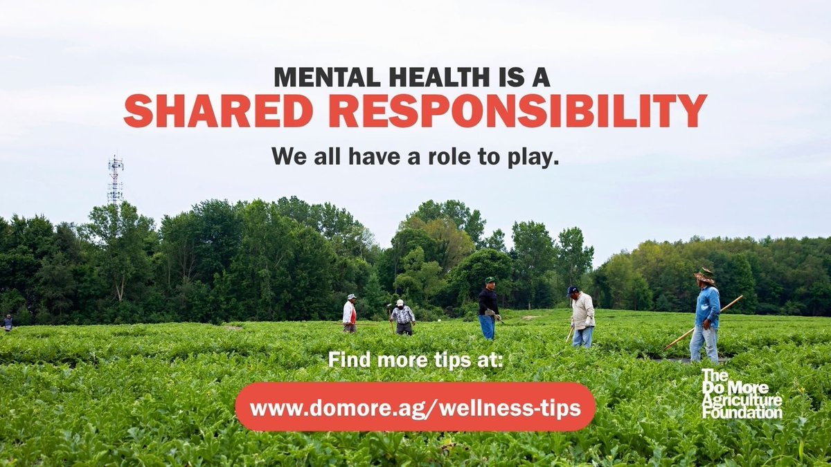 Change often starts when someone steps up to make support more visible.

That might look like:
➡️ Talking openly about mental health
➡️ Sharing tools like AgTalk or Do More Ag workshops
➡️ Making sure local events include mental wellness resources

When people see that support