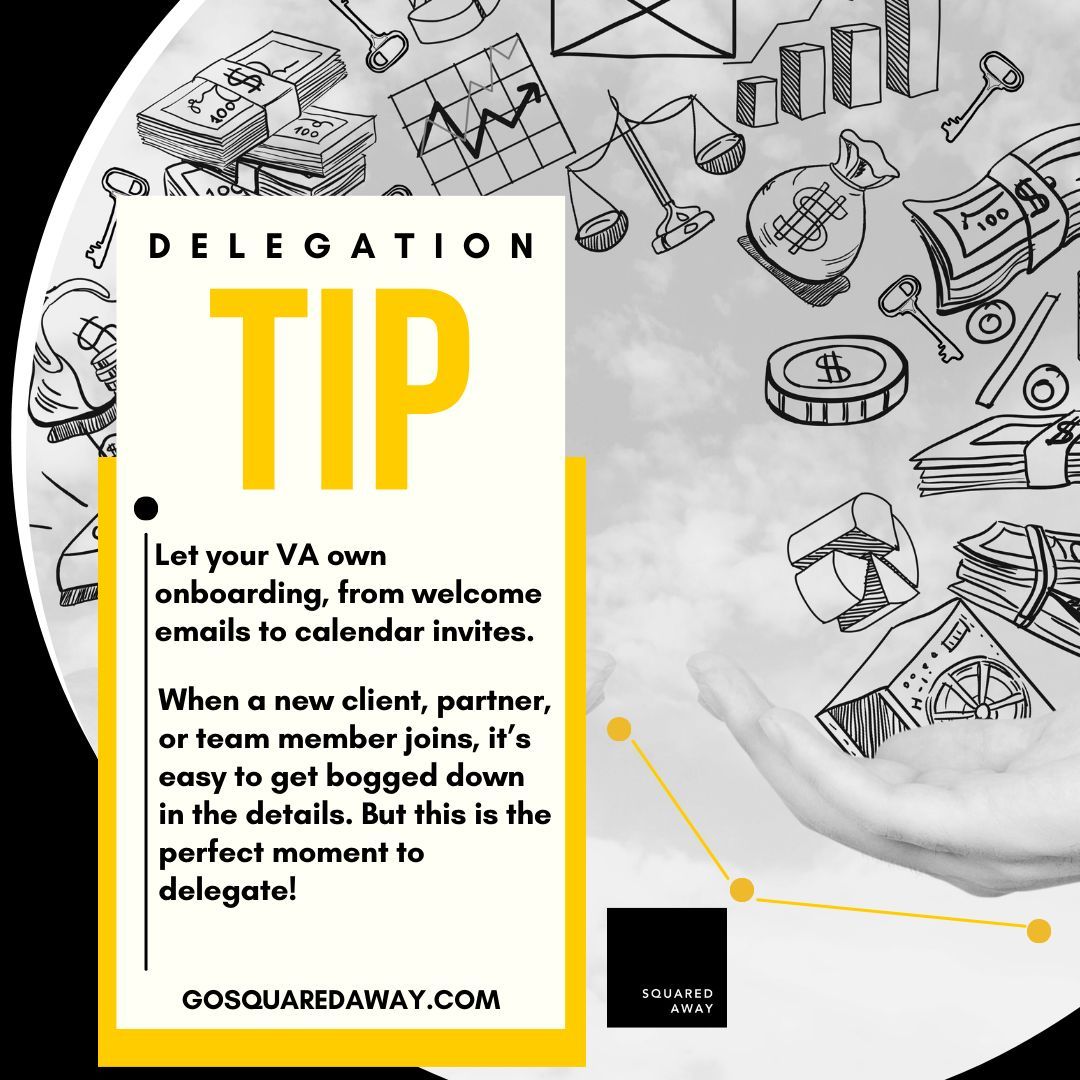 🎯 One of the smartest things leaders are delegating right now?
Creating a repeatable, automated client onboarding flow.

Your next client shouldn’t feel like your first. If onboarding still feels like a scramble, it’s time to pass the baton.

Think:
✔️ Templated welcome emails