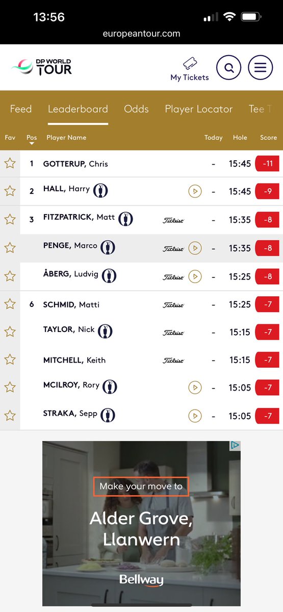 SIMMO GOLF (@simmo_golf) on Twitter photo Wishing <a href="/HarryHall/">Harry Hall</a> all the very best for his 3rd round in the <a href="/ScottishOpen/">Genesis Scottish Open</a>
More of the same please. Cheering you on from Cornwall. <a href="/DPWorldTour/">DP World Tour</a> <a href="/PGATOUR/">PGA TOUR</a> <a href="/cgucornwall/">Cornwall Golf Union</a> Wishing <a href="/HarryHall/">Harry Hall</a> all the very best for his 3rd round in the <a href="/ScottishOpen/">Genesis Scottish Open</a>
More of the same please. Cheering you on from Cornwall. <a href="/DPWorldTour/">DP World Tour</a> <a href="/PGATOUR/">PGA TOUR</a> <a href="/cgucornwall/">Cornwall Golf Union</a>
