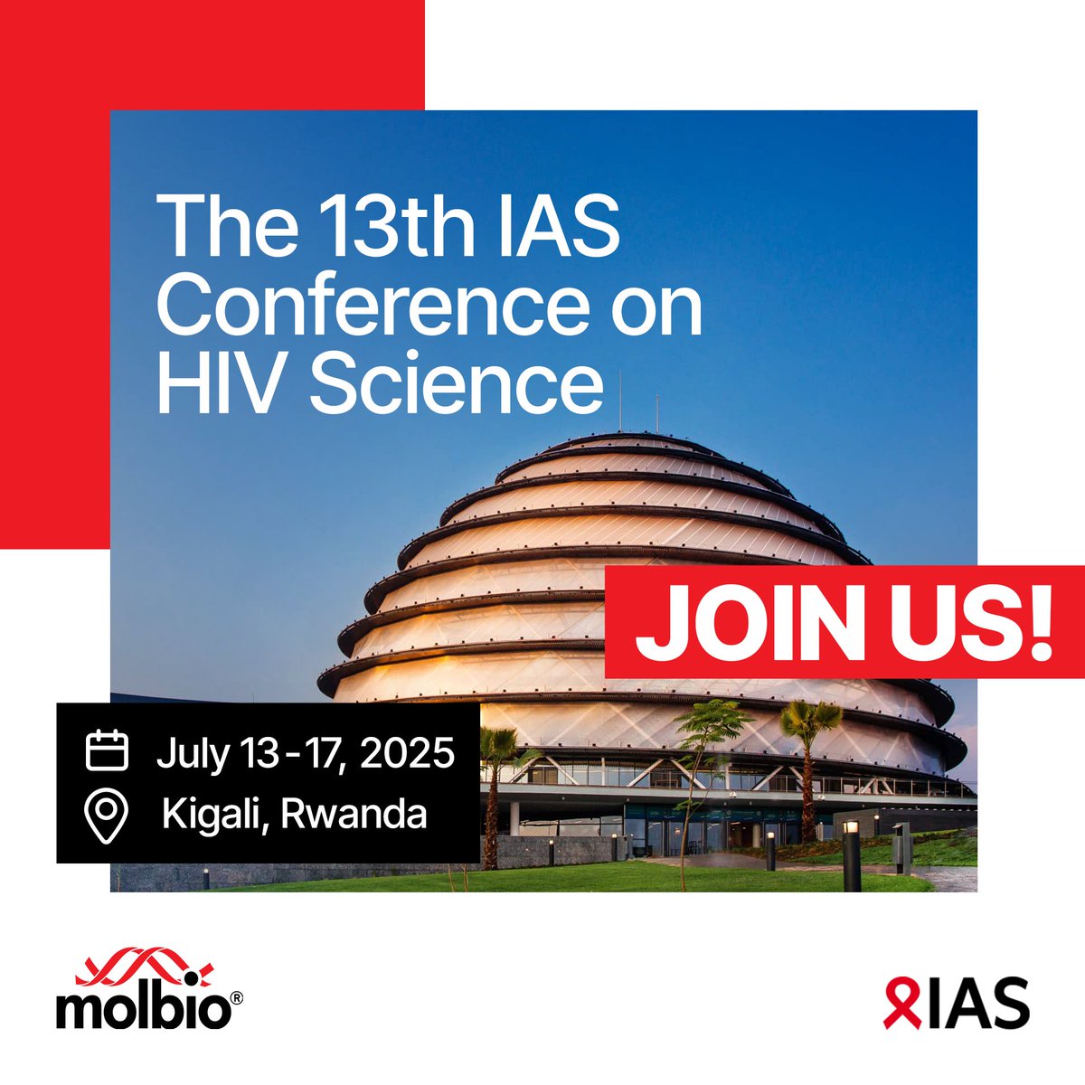 Molbio Diagnostics (@molbiodx) on Twitter photo Weโre headed to Kigali, Rwanda for the ๐ญ๐ฏ๐๐ต ๐๐๐ฆ ๐๐ผ๐ป๐ณ๐ฒ๐ฟ๐ฒ๐ป๐ฐ๐ฒ ๐ผ๐ป ๐๐๐ฉ ๐ฆ๐ฐ๐ถ๐ฒ๐ป๐ฐ๐ฒ โ one of the worldโs most influential platforms for transformative HIV research and its real-world impact.
From July 13โ17, meet the Molbio Diagnostics Limited team to Weโre headed to Kigali, Rwanda for the ๐ญ๐ฏ๐๐ต ๐๐๐ฆ ๐๐ผ๐ป๐ณ๐ฒ๐ฟ๐ฒ๐ป๐ฐ๐ฒ ๐ผ๐ป ๐๐๐ฉ ๐ฆ๐ฐ๐ถ๐ฒ๐ป๐ฐ๐ฒ โ one of the worldโs most influential platforms for transformative HIV research and its real-world impact.
From July 13โ17, meet the Molbio Diagnostics Limited team to