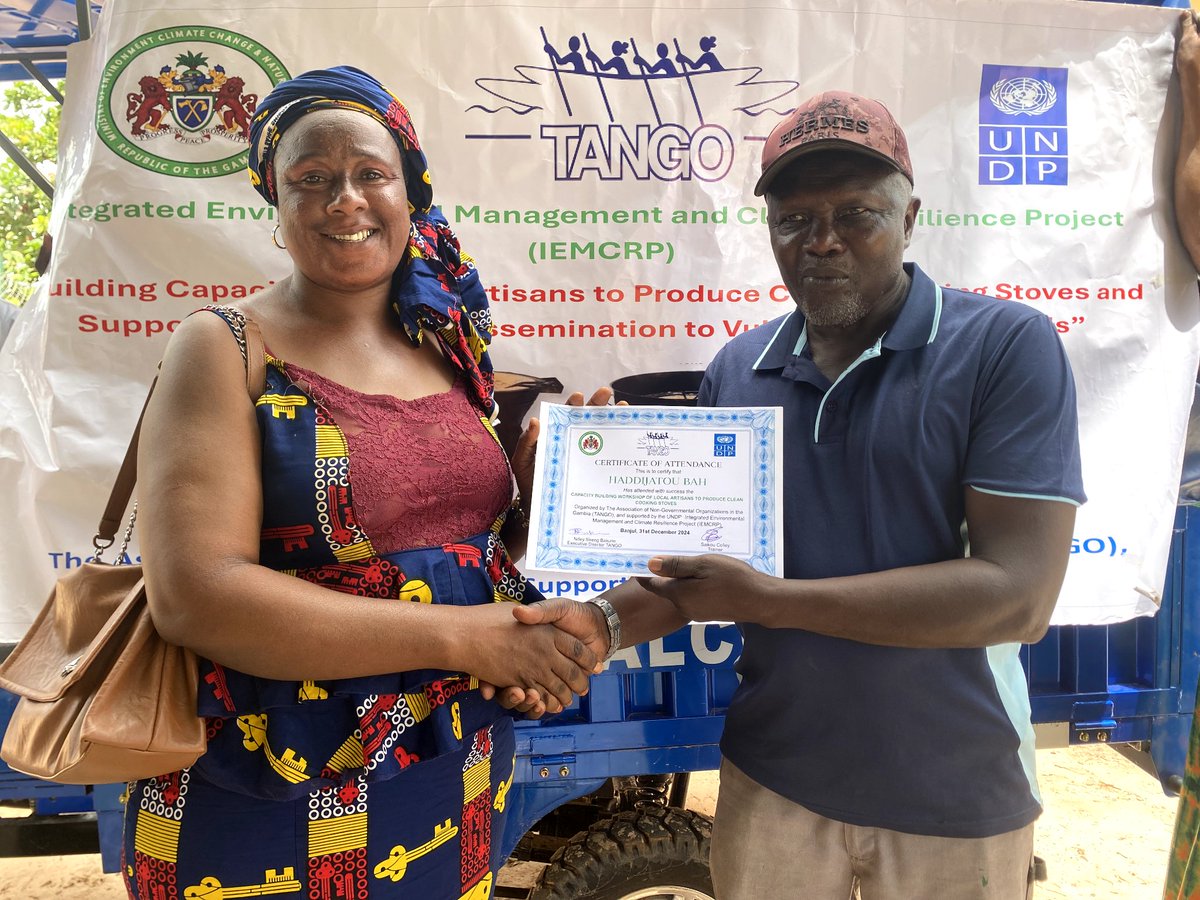 The Association of non Governmental organisations (@tango_ngoandcso) on Twitter photo As part of our ongoing efforts to support rural livelihoods and promote sustainable development, a tricycle was officially handed over to the community of Medina Kanuma. This timely support, made possible through the generous assistance of <a href="/UNDP_TheGambia/">UNDP The Gambia</a> As part of our ongoing efforts to support rural livelihoods and promote sustainable development, a tricycle was officially handed over to the community of Medina Kanuma. This timely support, made possible through the generous assistance of <a href="/UNDP_TheGambia/">UNDP The Gambia</a>