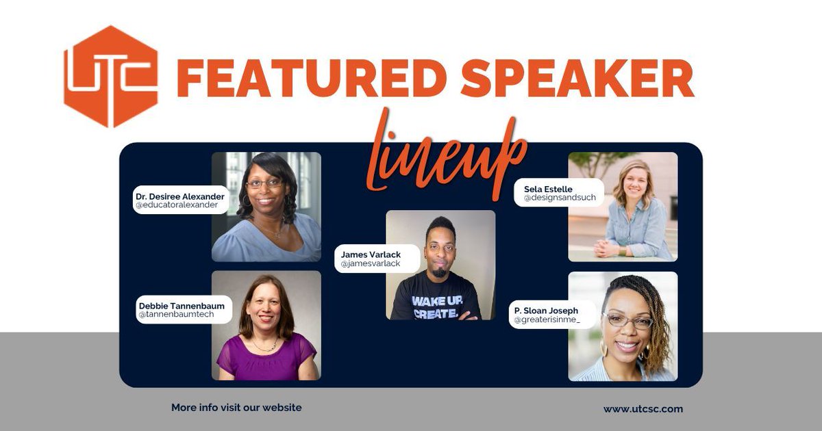 upstatetech's tweet image. Our featured speaker roster for #2025UTC is remarkable. Looking to enhance your technology integration? Gain insights from experts in the industry.