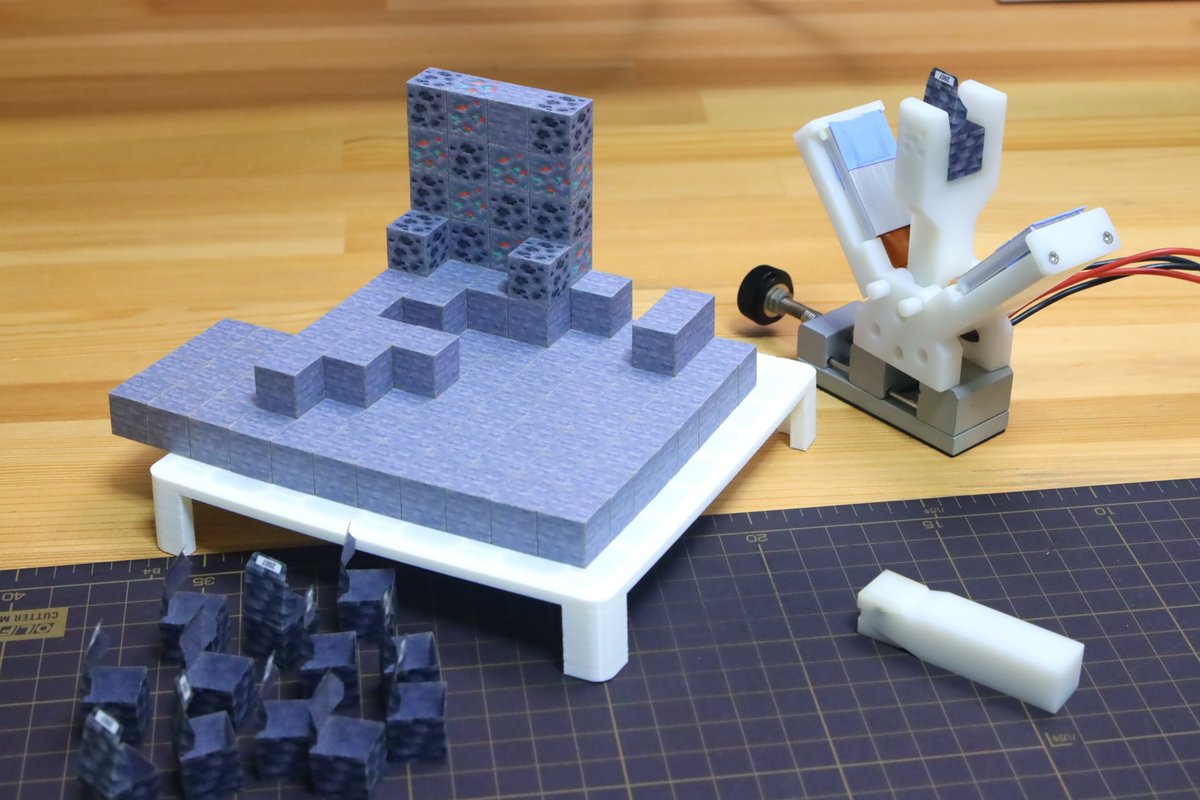 やることなくて結局ブロック作ってる。