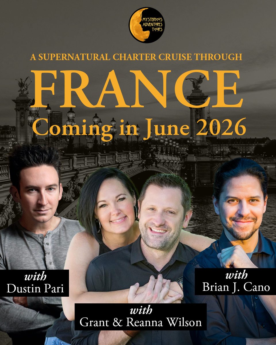 We’ve officially chartered our first supernatural ship. 🛳️💀
In June 2026, we sail through haunted Southern France: Cruise. Spirits. Magic. All-inclusive.
🔗 zurl.co/egMwz⁩ 
#SupernaturalCruise #HauntedFrance #mysteriousadventures