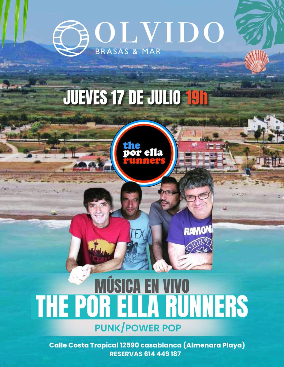Este Jueves que viene haremos un concierto muy muy cerca del mar, si traéis vuestros tubos de mercurio como el gran Torricelli podréis comprobar los 760 mm de columna de Hg y demostrareis que El Vacío existe :-) Salut ! nos vemos en OlvidoBeach