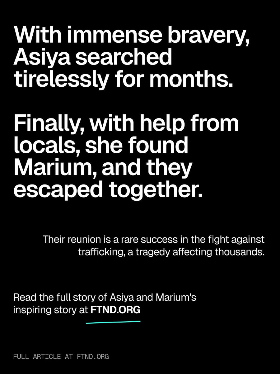 FightTheNewDrug's tweet image. When a 16-year-old girl was sex trafficked from Bangladesh to India by a family friend, her mother fought to rescue her. She chose to be trafficked to India herself to find her daughter.
Read this powerful story of love here: buff.ly/zU8RHb1