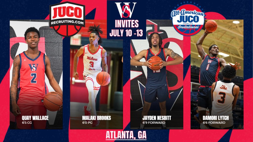 MBBWaltersState's tweet image. 🚨College coaches catch Damori, Malaki, &amp;amp; Jayden today in ATL for the @JUCOShowcase @JucoRecruiting 

Schedules ⬇️

🔴🔵🤘🏽#WaltersUp

Malaki (Team 12) 
12:00 pm-CRT #2
2:30 pm-CRT #1

Jayden (Team 9) 
11:40 am-CRT #1
3:00 pm-CRT #2

Damori (Team 2)
10:00 am-CRT #1 
2:30 pm-CRT #2