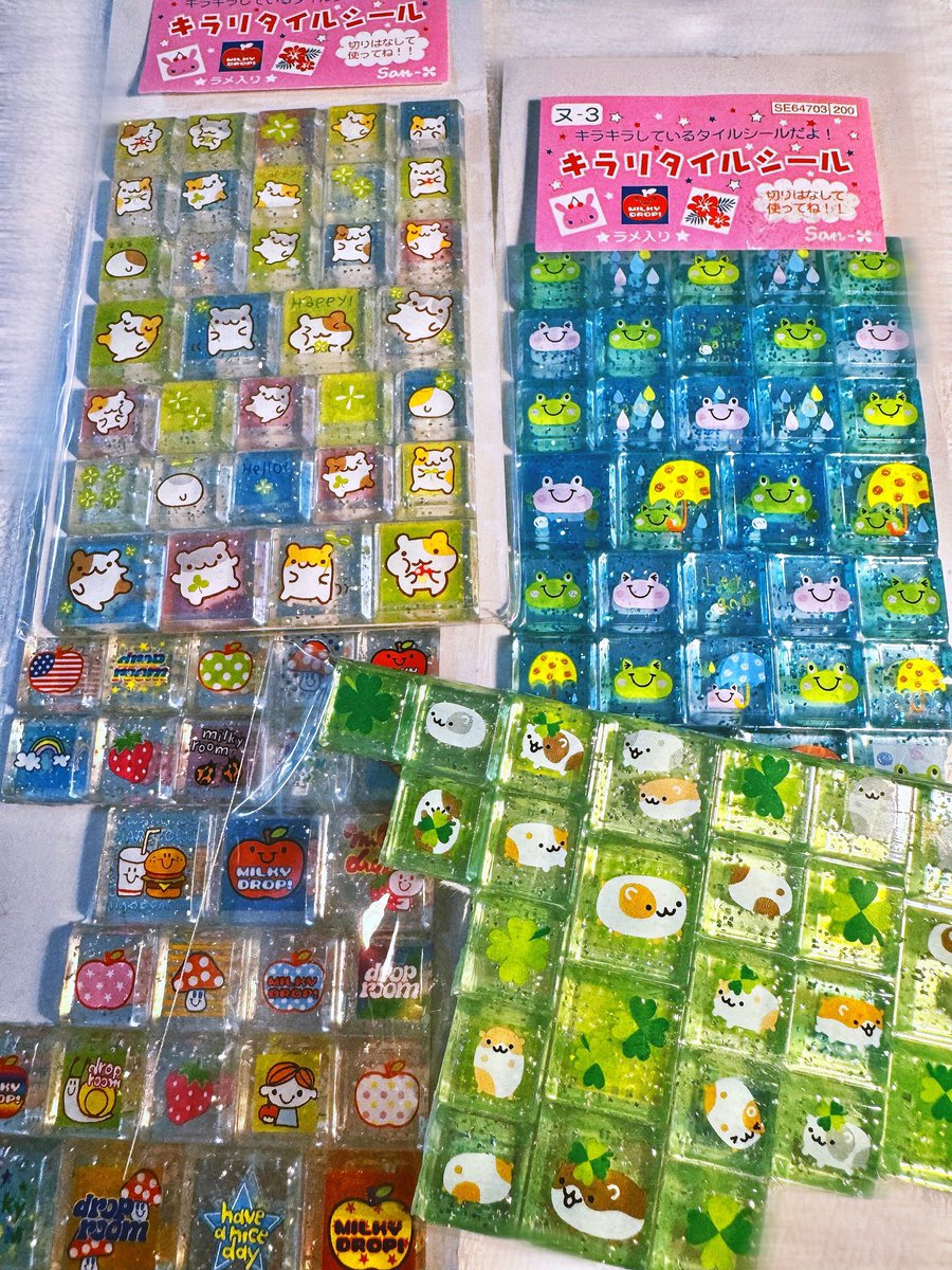 サンエックス🍀キラリタイルシール