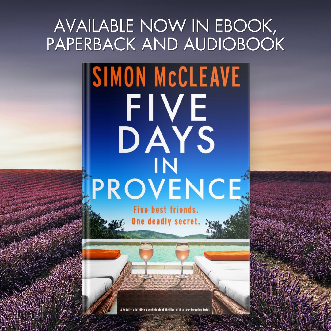 Storm Publishing (@stormbooks_co) on Twitter photo “Gripping, smart and thoroughly enjoyable. One of those rare reads that plays with your mind in all the right ways.” ⭐⭐⭐⭐⭐ Reader review
😱 Get pulled into Five Days in Provence by <a href="/simon_mccleave/">Simon McCleave Author</a> today: geni.us/927-rd-two-am
#psychologicalthriller “Gripping, smart and thoroughly enjoyable. One of those rare reads that plays with your mind in all the right ways.” ⭐⭐⭐⭐⭐ Reader review
😱 Get pulled into Five Days in Provence by <a href="/simon_mccleave/">Simon McCleave Author</a> today: geni.us/927-rd-two-am
#psychologicalthriller