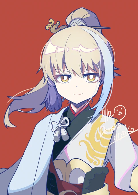 息抜きのサムレムアーチャーくんらくがき まだいい感じの比率がわからない