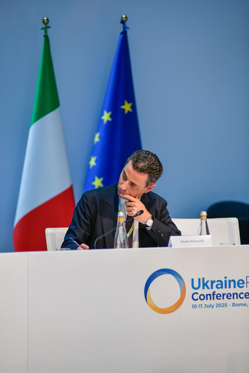 enricopetro's tweet image. At the #UkraineRecoveryConference in Rome @GruppoCDP brought together Development Banks, IFIs, EU & 🇺🇦 authorities to step up public-private capital mobilization for Ukraine’s reconstruction.
Key outcomes: launch of the EU Flagship Fund & strengthened EU/G7 coordination. #URC2025
