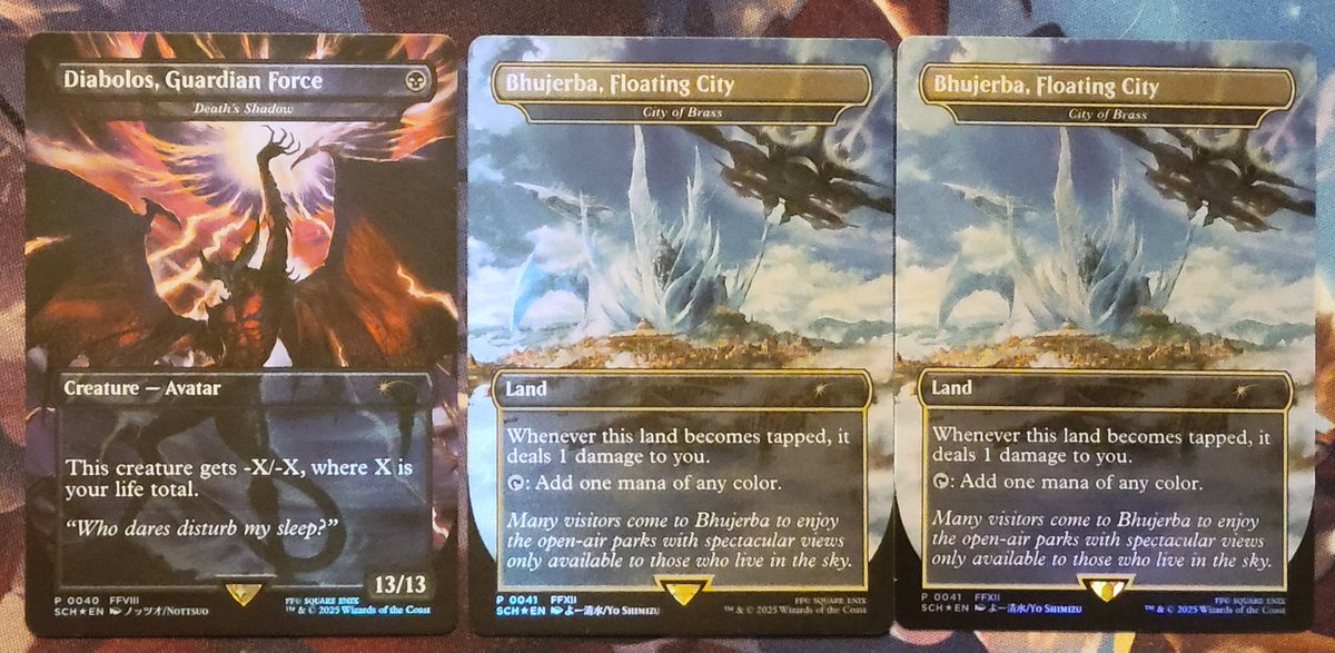 Shiny cardboard for sale! Diabolos, Guardian Force/Death