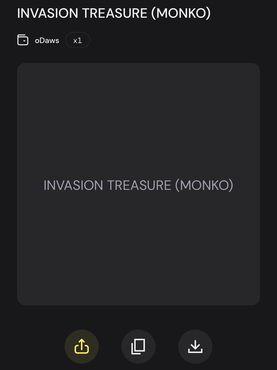 ODawss's tweet image. Just got some treasure from the @AlgOctopus Invasions. My blood came back with a score! LFG 🐙🔥
Can’t wait to see my monko treasure!