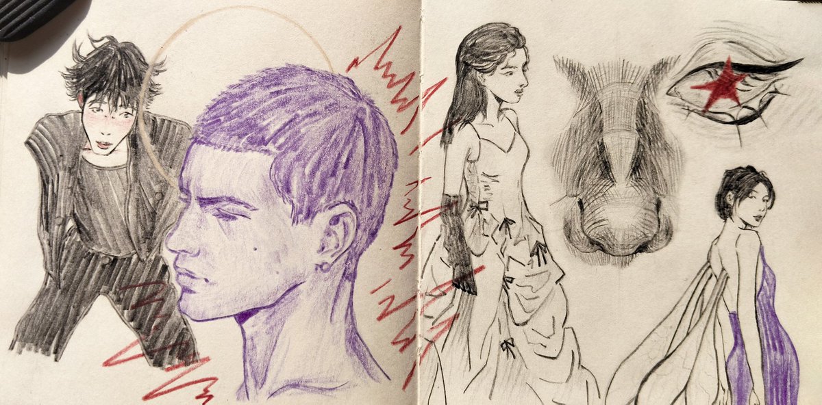 couwen0's tweet photo. Sketchbook page p.1
#sketchbook https://t.co/pJQ3yNBKLk
