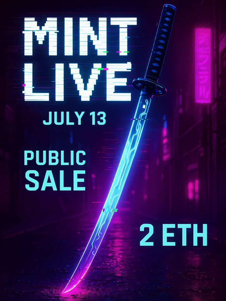 Cyberpunk Samurai NFT tweet media