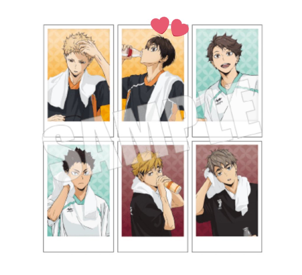 ハイキュー!! 極楽湯 ポラショットコレクション(第2弾)譲渡 通販の方で