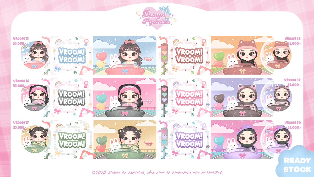 pyrinces's tweet image. 𐙚 ˚⋆a repost would be appreciated!

[PART 4]
yuhuu! ceby bawa leot chibi &quot;Vroom Vroom&quot; yg bisa kamu take di jam 22.00 WITA. harga dan kode ada di pict ✨🌸

✰ : free retext 
✰ : no recolor
✰ : resize wabis +8k
#zonaba #zonauang