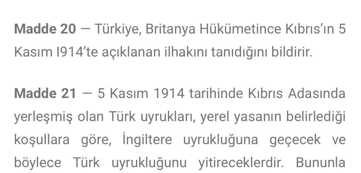 Kıbrıs’ın verilmesine karşıysanız niye bağıra bağıra Lozan’ı savunuyorsunuz?