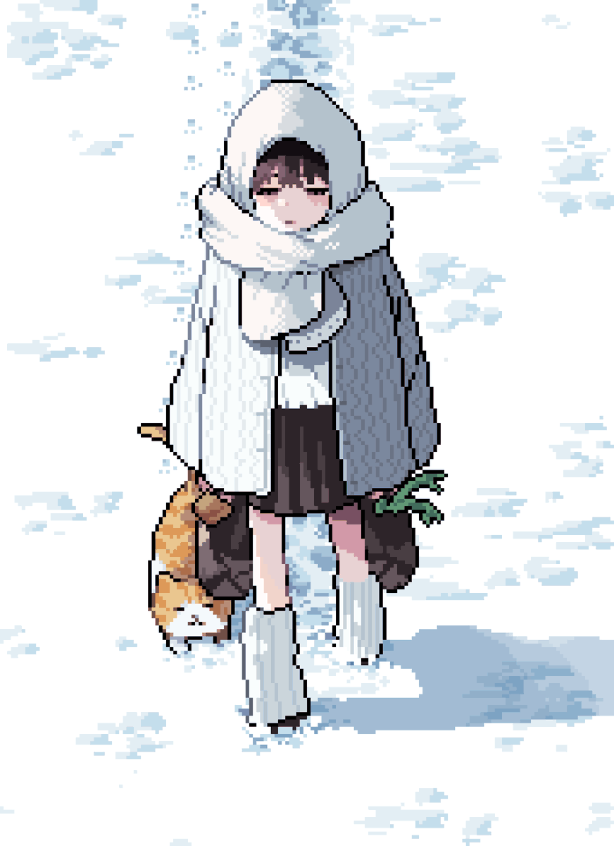 추울때 그렸던 엽서 그림~ 더위 조심!
#pixelart #ドット絵 #픽셀아트