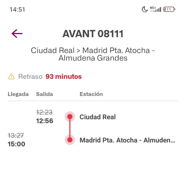 Otro desastre. Otro día. Otra muestra de incompetencia <a href="/Inforenfe/">InfoRenfe</a> <a href="/InfoAdif/">INFOAdif</a> <a href="/transportesgob/">Ministerio Transportes y Movilidad Sostenible</a> <a href="/AYTO_CIUDADREAL/">AYTO_CIUDAD REAL</a> <a href="/Lanzadigital/">Lanzadigital</a> <a href="/LaTribunaCR/">La Tribuna de C.Real</a> <a href="/OndaCeroCR/">OndaCero_CR</a> <a href="/SER_Ciudad_Real/">SER Ciudad Real</a> <a href="/OtraCR/">OtraCR Ciudad Real</a> <a href="/cpuertollano/">La Comarca de Puertollano</a> <a href="/24clm/">clm24.es</a> <a href="/RTVEclm/">RTVE Castilla-La Mancha</a> <a href="/CopeCR/">COPE Ciudad Real</a> <a href="/tele/">Amir</a>