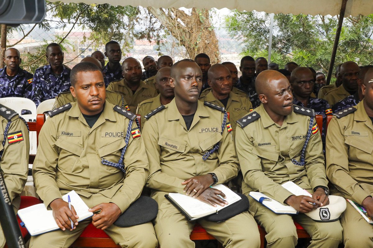 The Inspector General of Police Abas Byakagaba today addressed  police officers in Rukungiri District, where urged them  to remain impartial and  enforce the law professionally.